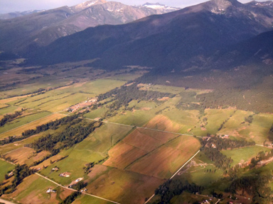Bitterroot Mountains and Valley,  Looking S.W.