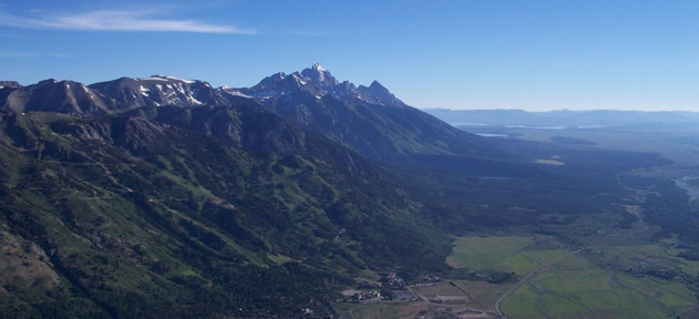 Tetons; looking north.