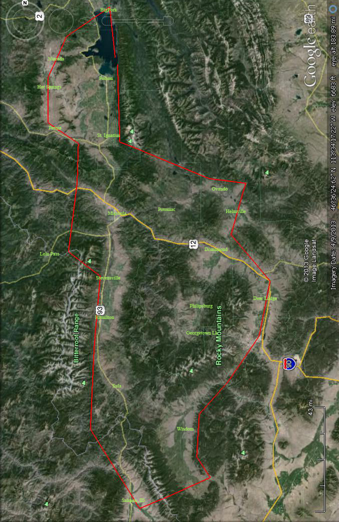 Overall/ General flight area(s)